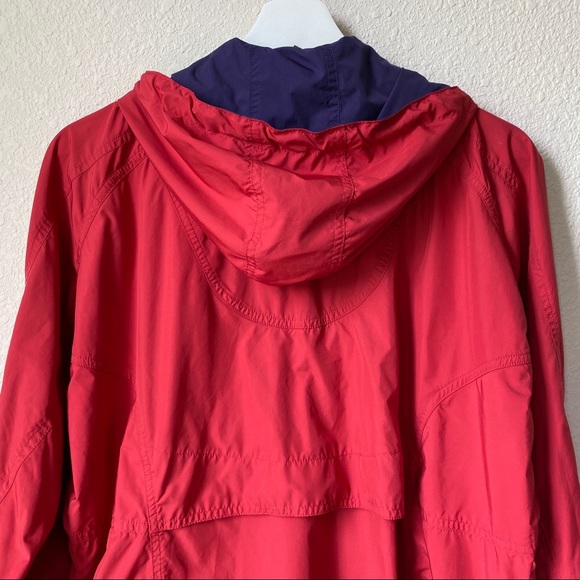 Vintage 90’s Title nine Red Windbreaker Pullover - Picture 9 of 12